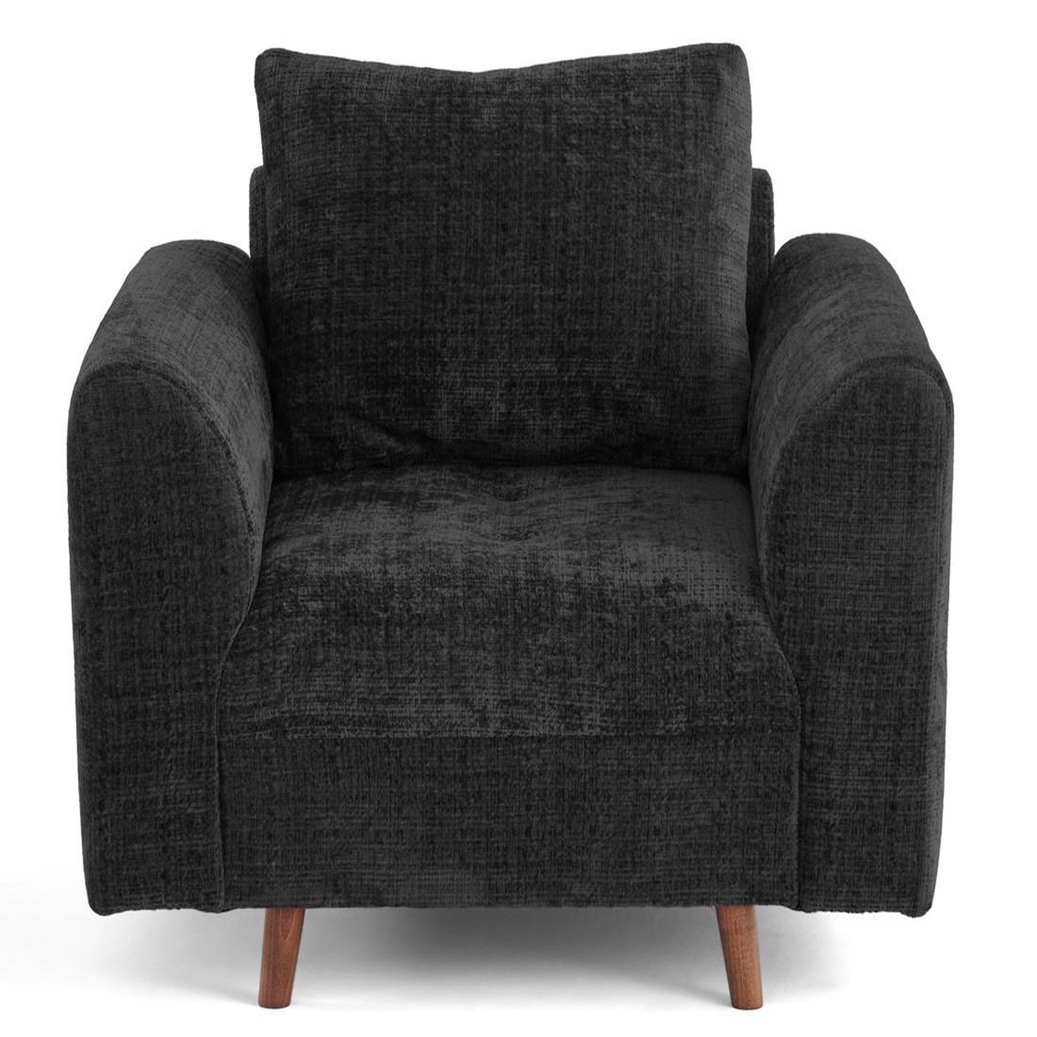 Voir la diapositive 1 : LISA DESIGN Rune - fauteuil en velours texturé