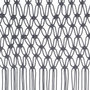 Voir la diapositive 4 : VIDAXL Rideau en macrame Anthracite 140x240 cm Coton