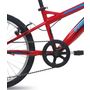 Voir la diapositive 5 : Vélo enfant (120/140 cm) - VTT 20  avec cadre et fourche rigide en acier, 6 vitesses via une poignée tournante, Freins V-Brake et jantes en aluminium