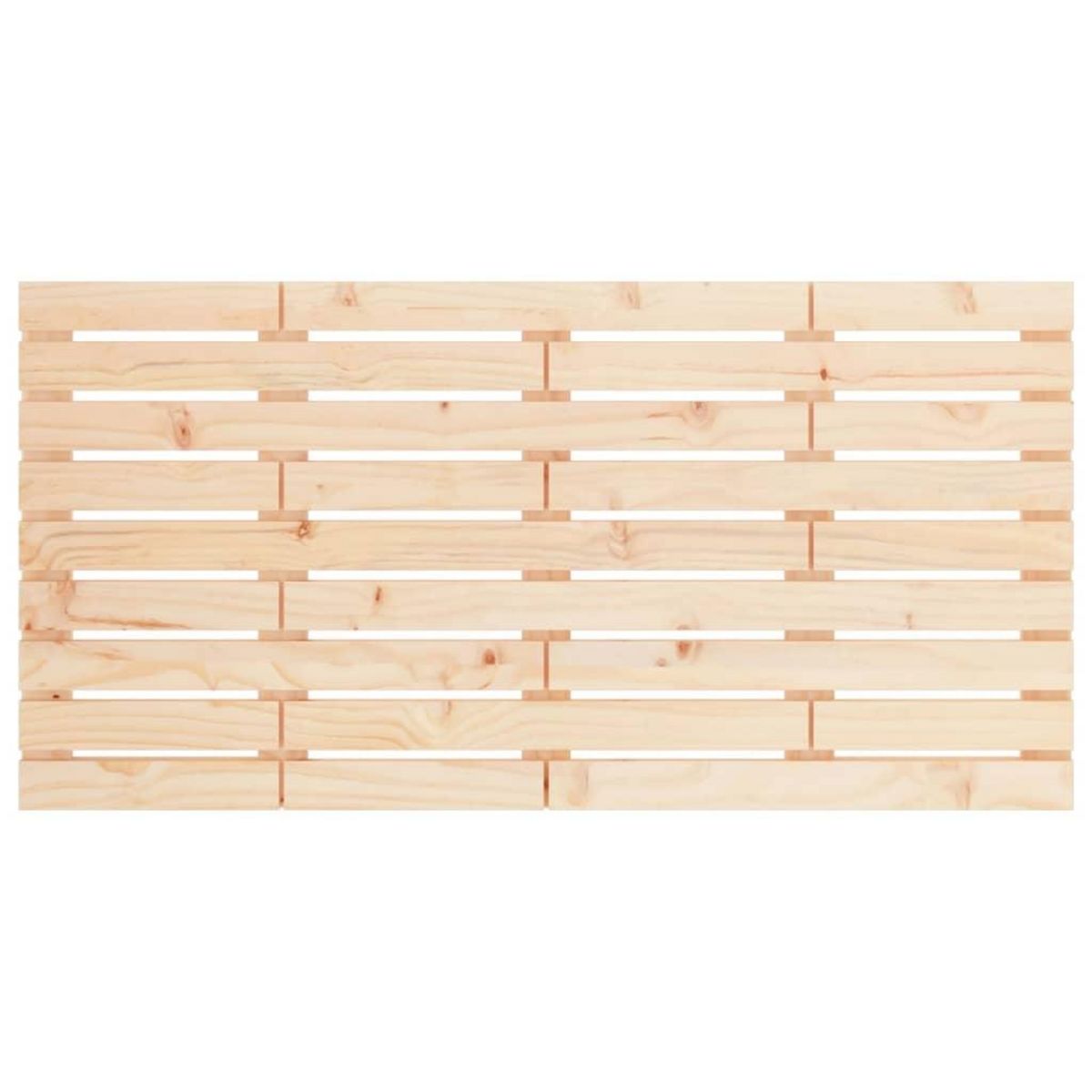 VIDAXL Tete de lit murale 146x3x63 cm Bois massif de pin