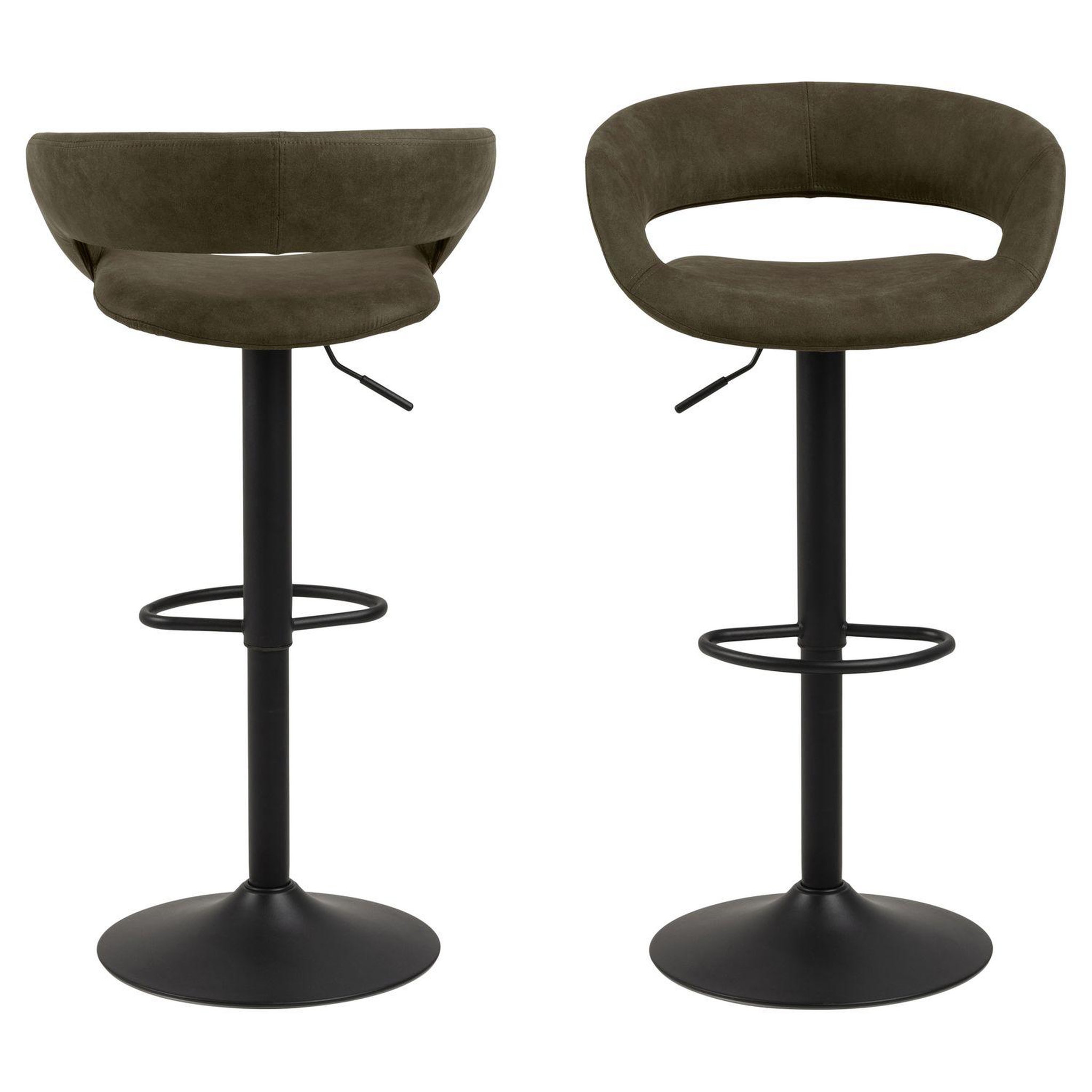 Voir la diapositive 4 : TOILINUX Lot de 2 Tabourets de bar Gracie