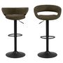 Voir la diapositive 4 : TOILINUX Lot de 2 Tabourets de bar Gracie