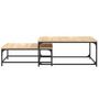 Voir la diapositive 4 : VIDAXL Tables basses gigognes 2 pcs chene sonoma bois d'ingenierie
