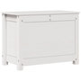 Voir la diapositive 2 : VIDAXL Boîte de rangement Blanc 60x32x45,5 cm Bois massif de pin