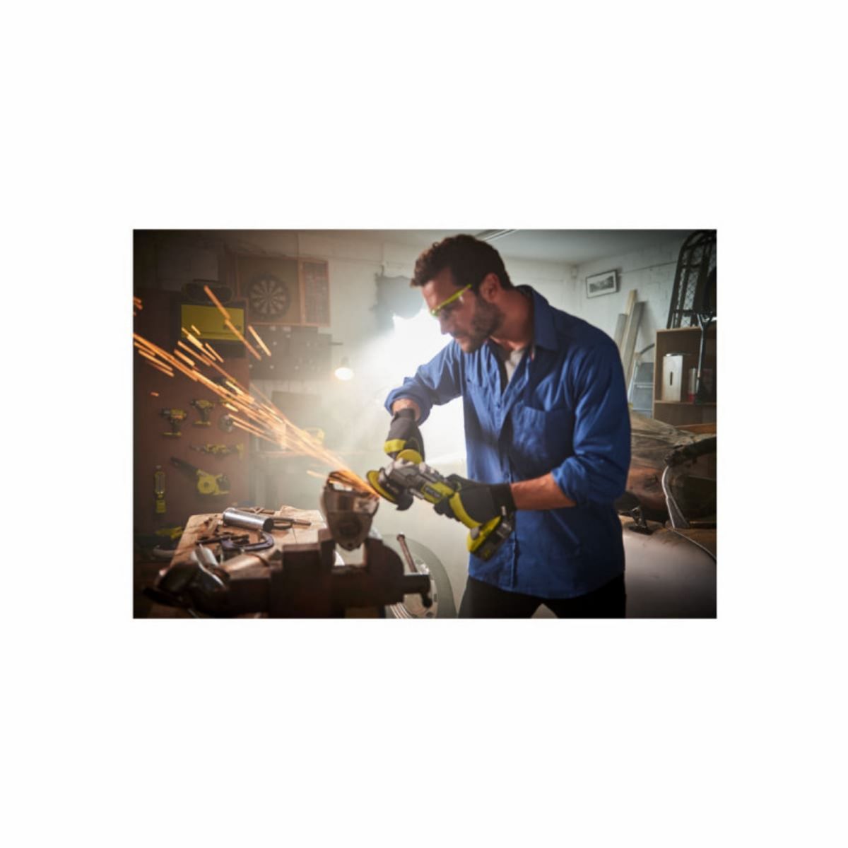 Ryobi Meuleuse d'angle RYOBI 18 V One+ - sans batterie ni chargeur R18AG-0