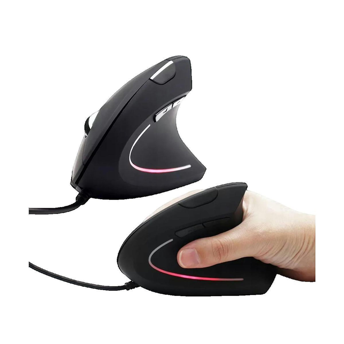 ZEN Souris Zenwire X5 Noir – Souris verticale ergonomique