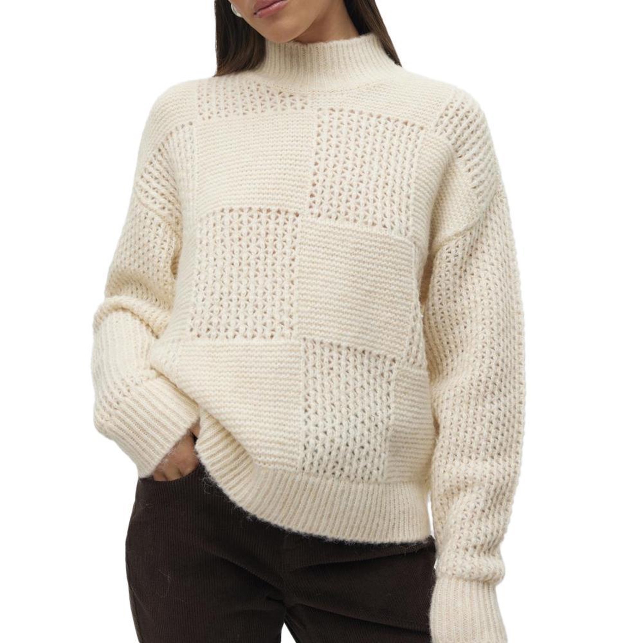 Vero Moda Pull  Femme Vero Moda Moon. Coloris disponibles : Beige