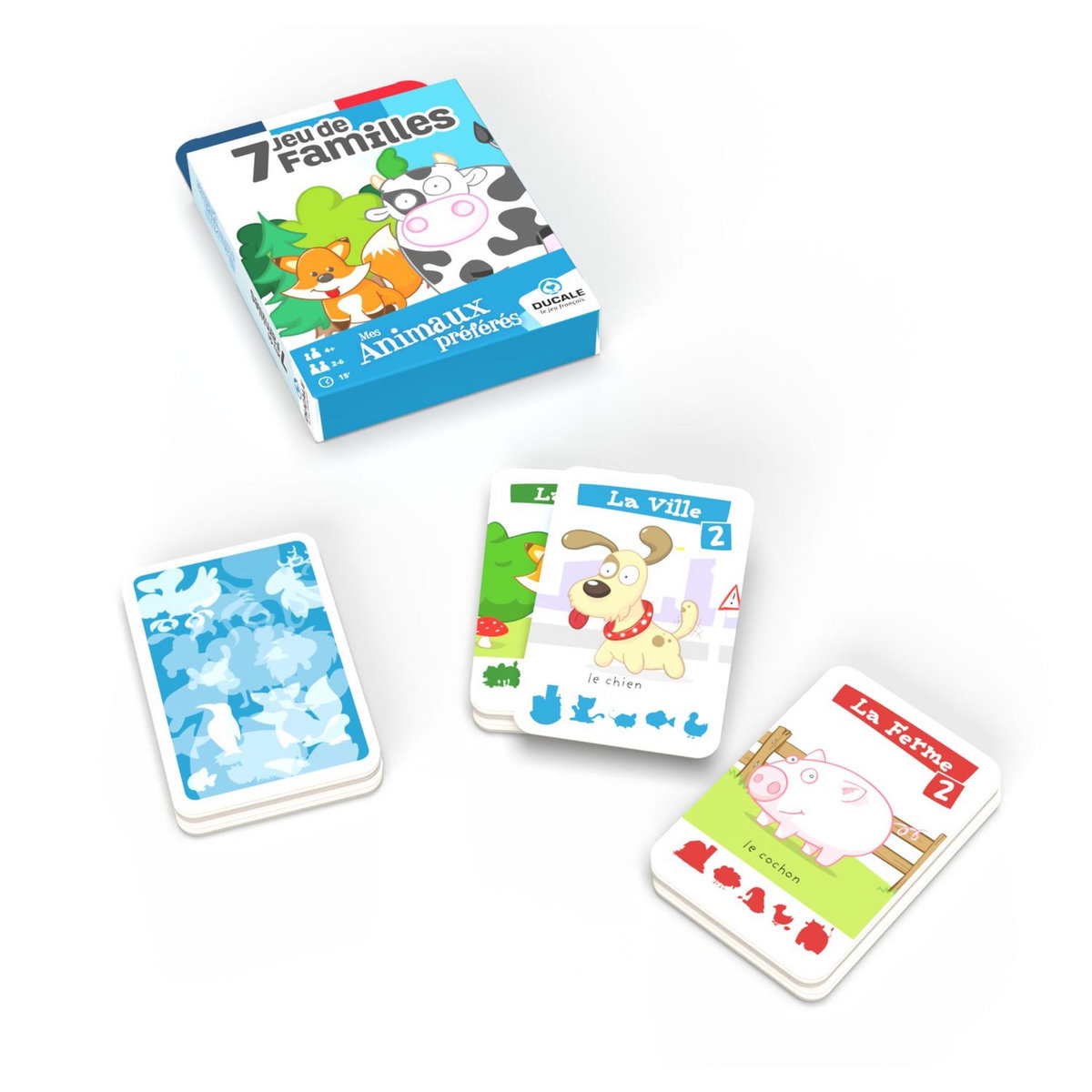 CARTAMUNDI Jeu de 7 familles Mes Animaux préférés 