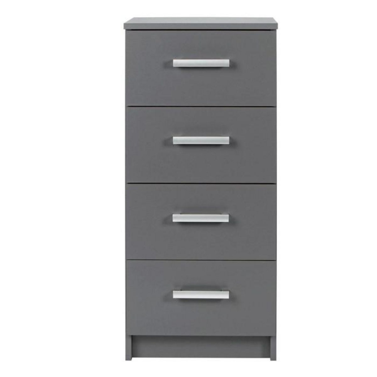 Paris Prix Commode 4 Tiroirs Design  Azio  91cm Gris