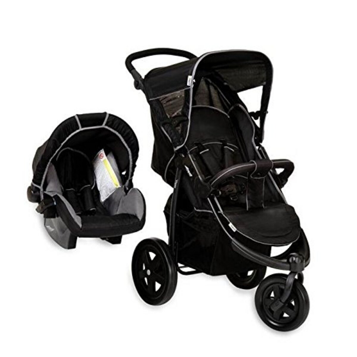 Poussette duo 3 on sale roues pas cher