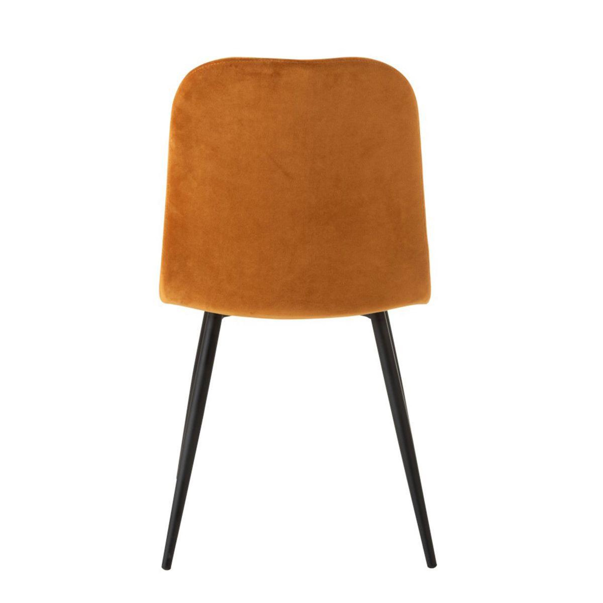 Voir la diapositive 4 : J-LINE Chaise Design  Claire  87cm Ocre