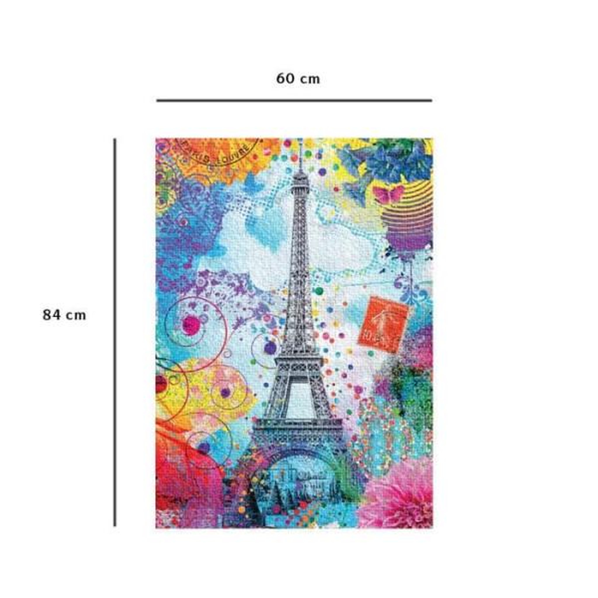 Voir la diapositive 4 : Nathan Nathan-puzzle 1500 pieces-tour eiffel multicolore/lars stewart-adultes et enfants des 14 ans-puzzle de qualité supérieure-1200