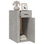 Voir la diapositive 5 : VIDAXL Armoire de bureau Gris beton 40x49x75 cm Bois d'ingenierie