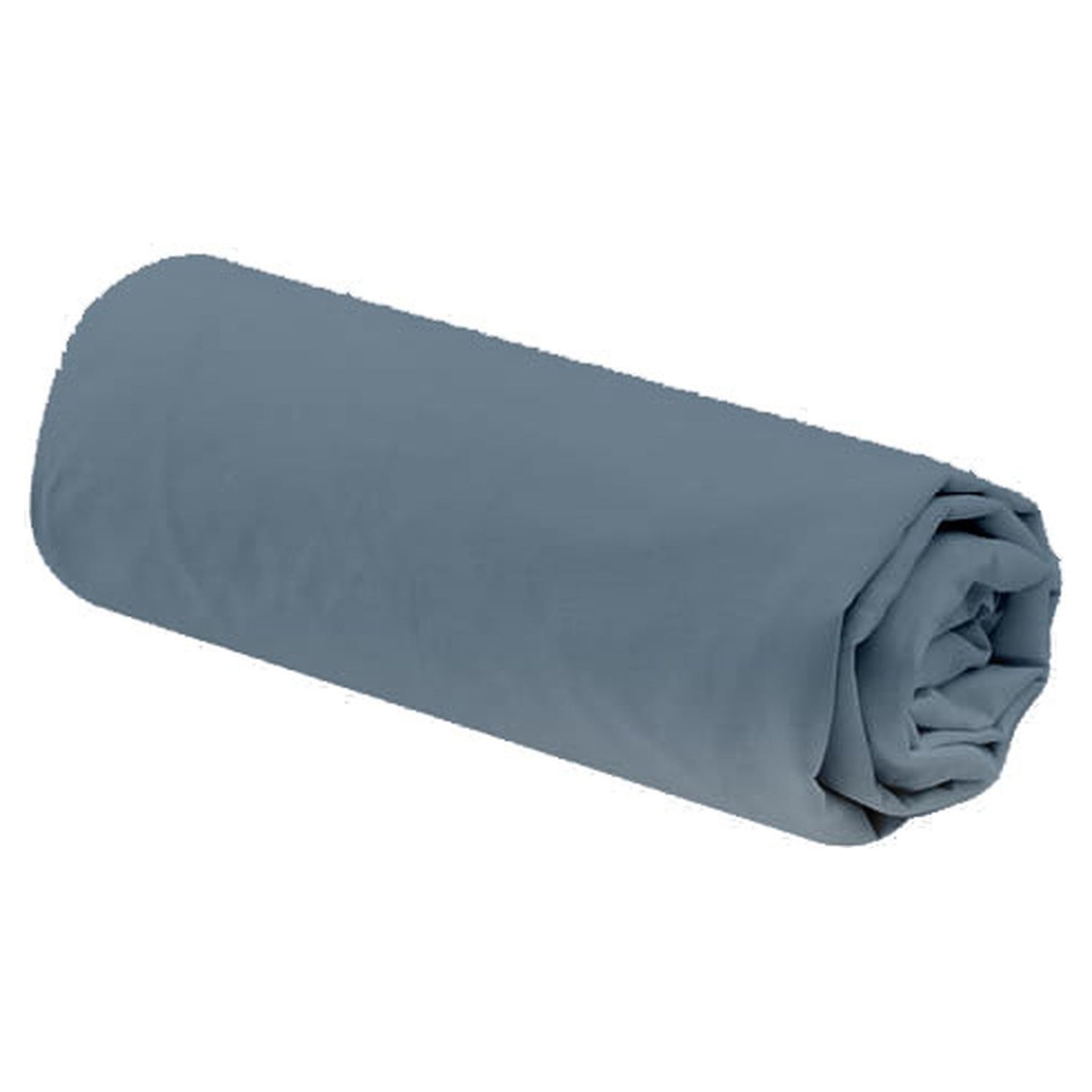 Voir la diapositive 1 : ACTUEL Drap housse uni en percale de coton 70 fils