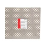 Artemio Album photo 30 x 30 cm - Gris à pois blancs