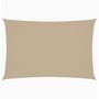 Voir la diapositive 2 : VIDAXL Voile de parasol tissu oxford rectangulaire 2x4 m beige