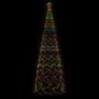 Voir la diapositive 4 : VIDAXL Arbre de Noël cône 1400 LED Colorées 160x500 cm
