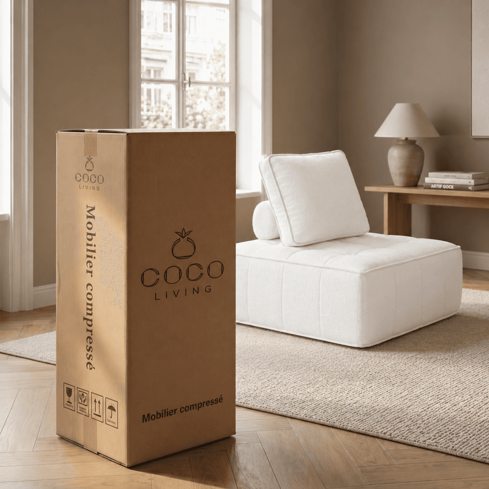 Voir la diapositive 3 : COCO LIVING Coco Living Fauteuil Zen