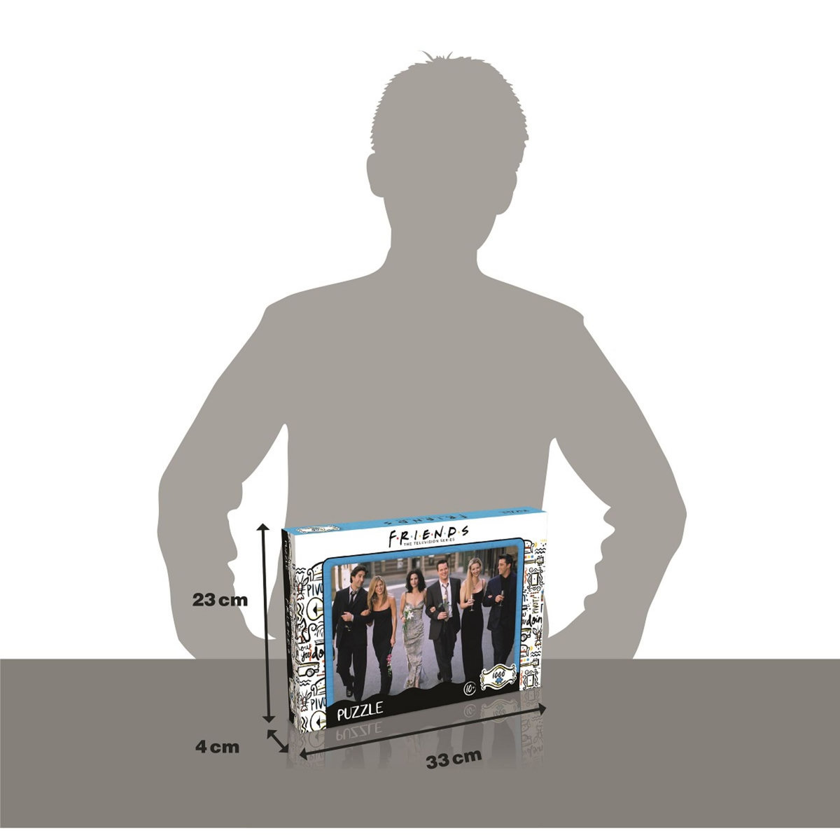  WINNING MOVES Puzzle 1000 pièces mariage Friends 