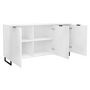 Voir la diapositive 2 : BEST MOBILIER Barbara - buffet bas - blanc - 150 cm
