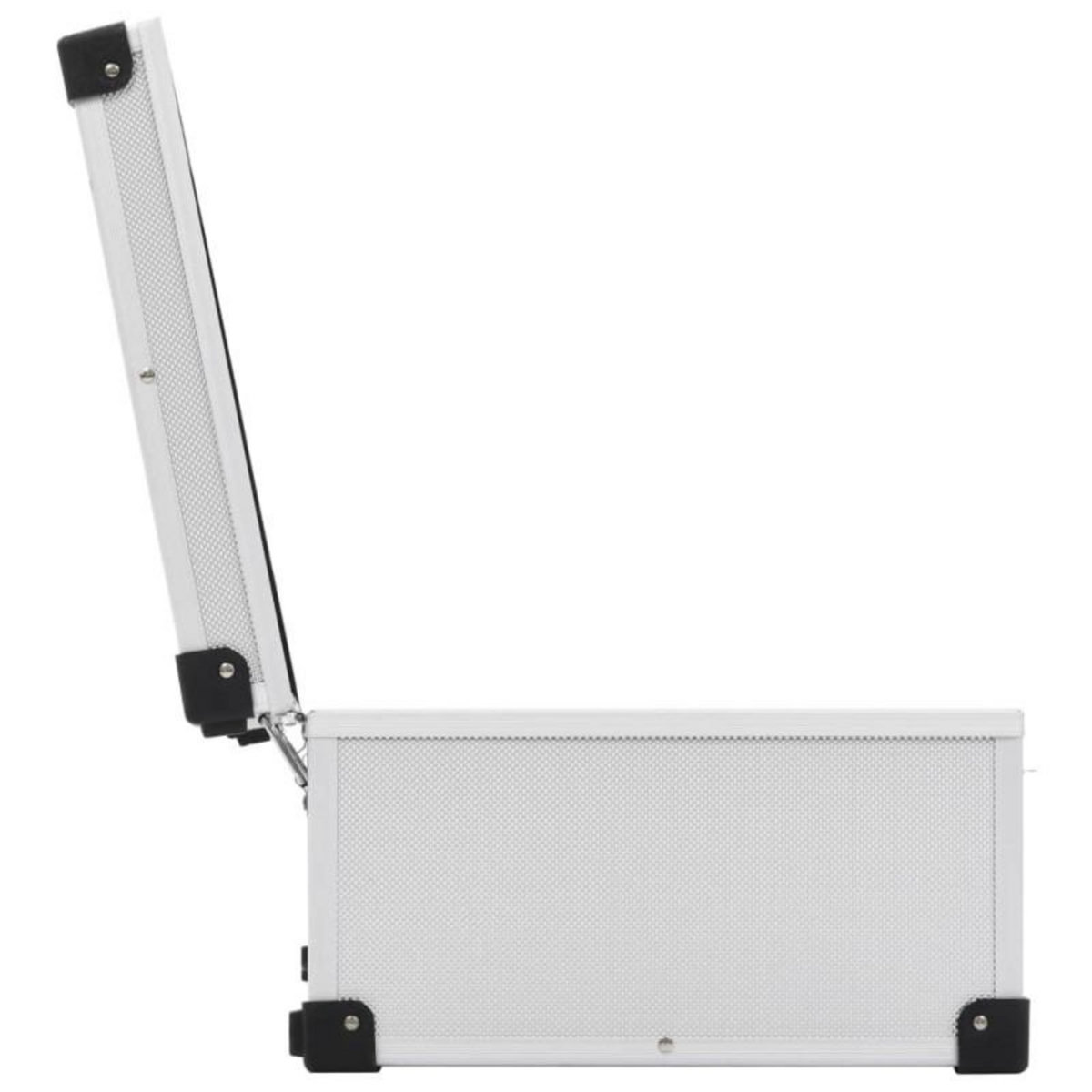 VIDAXL Étui de CD pour 80 CD Aluminium ABS Argenté