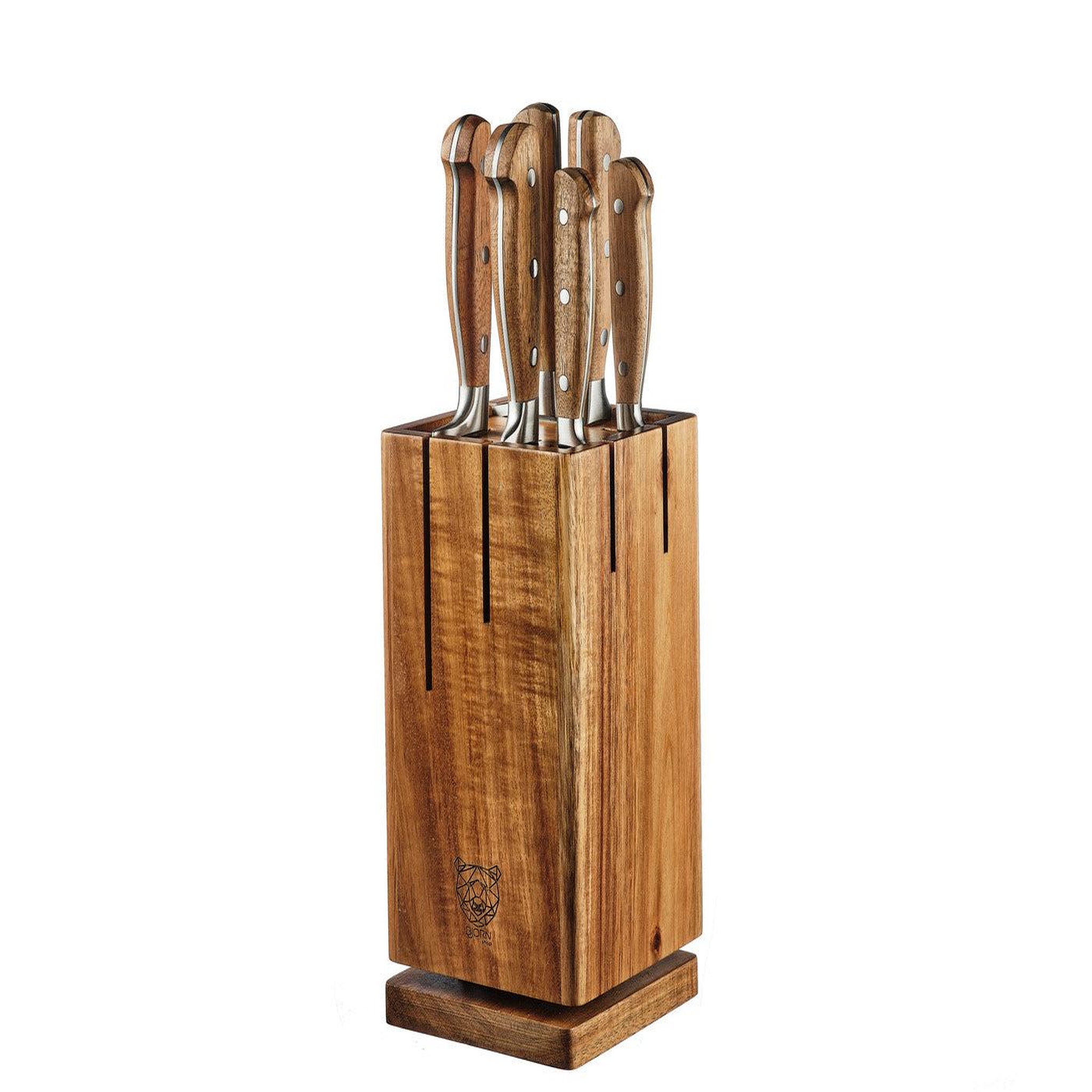 BJORN Bloc couteaux de cuisine jakob skagen - 7 pièces
