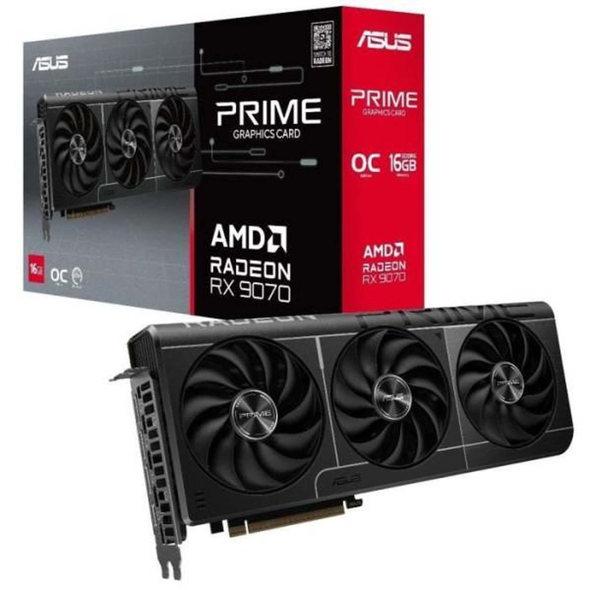ASUS Carte graphique - ASUS - PRIME-RX9070-O16G