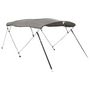 Voir la diapositive 3 : VIDAXL Toit bimini a 4 arceaux parois laterales 243x(230-244)x137 cm