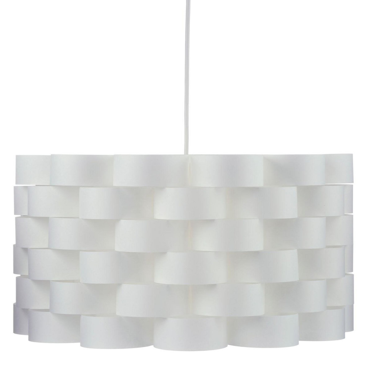 ATMOSPHERA Suspension scandinave Moki - Diam. 42 cm - Blanc