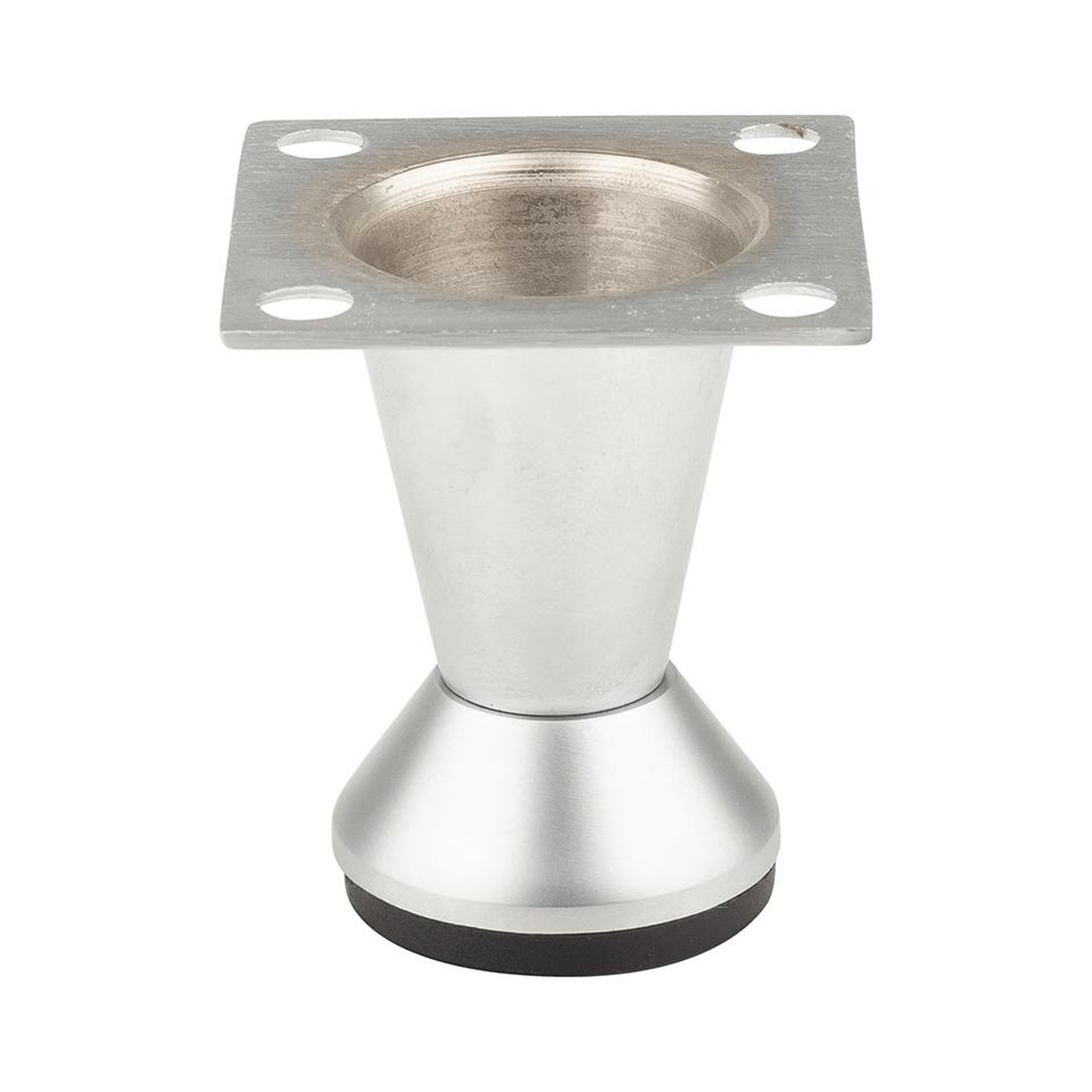 CENTRALE BRICO Pied de meuble fs002 80 mm réglable chrome mat