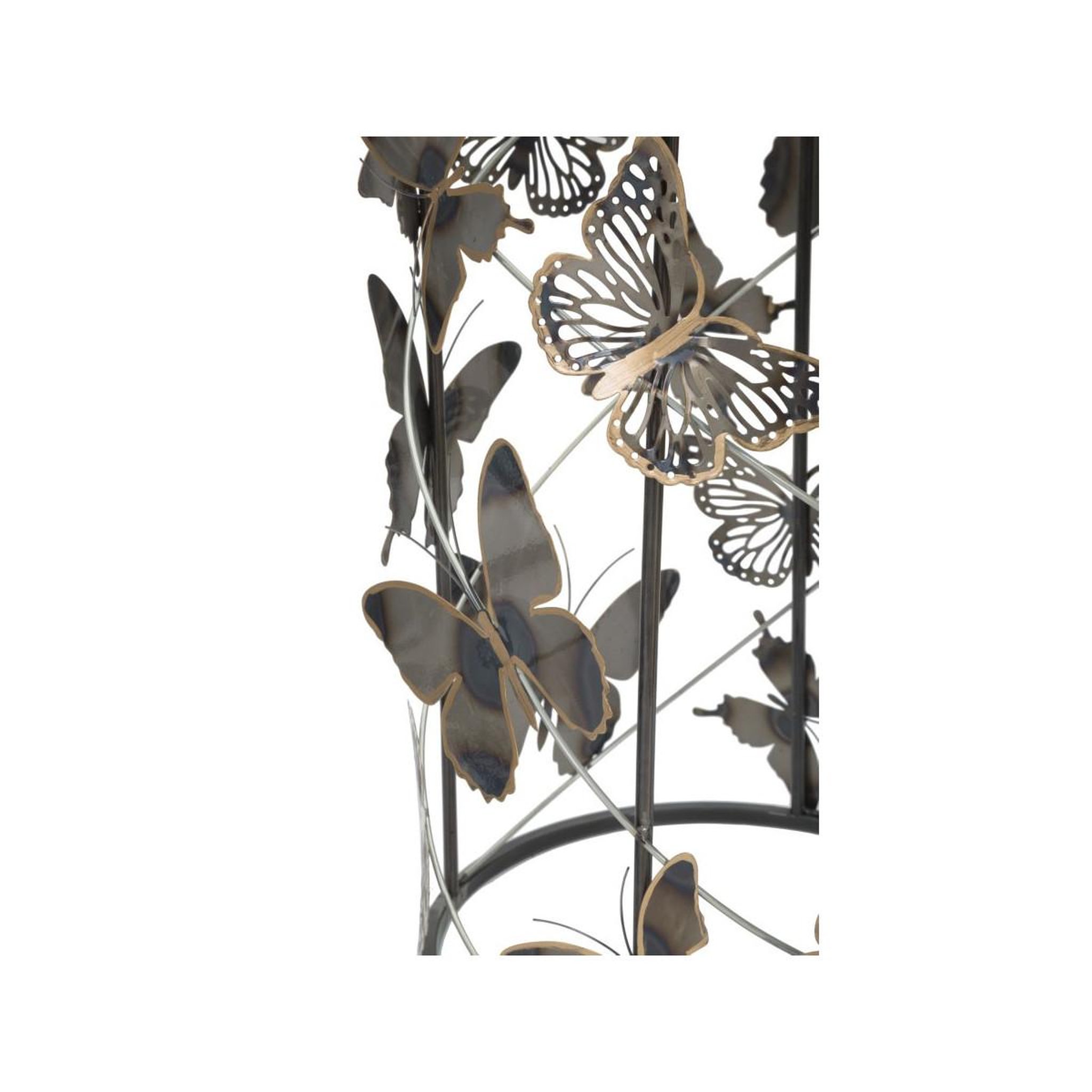 Voir la diapositive 5 : Paris Prix Lot de 2 tables d'appoint  butterfly  55cm multicolore