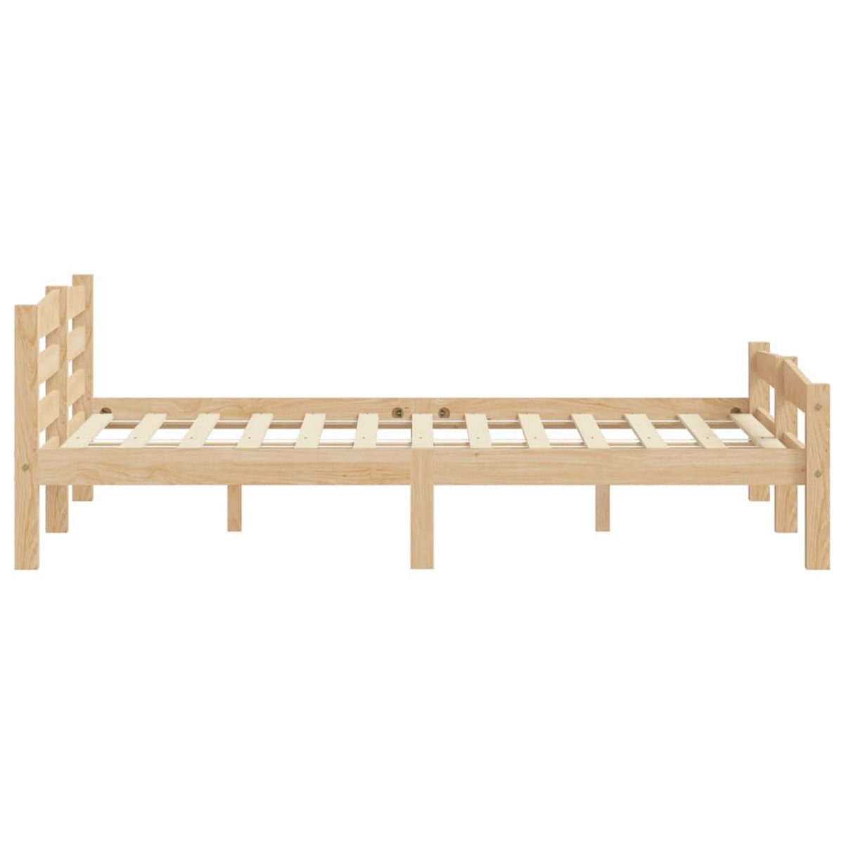 VIDAXL Cadre de lit sans matelas bois massif de pin 200x200 cm