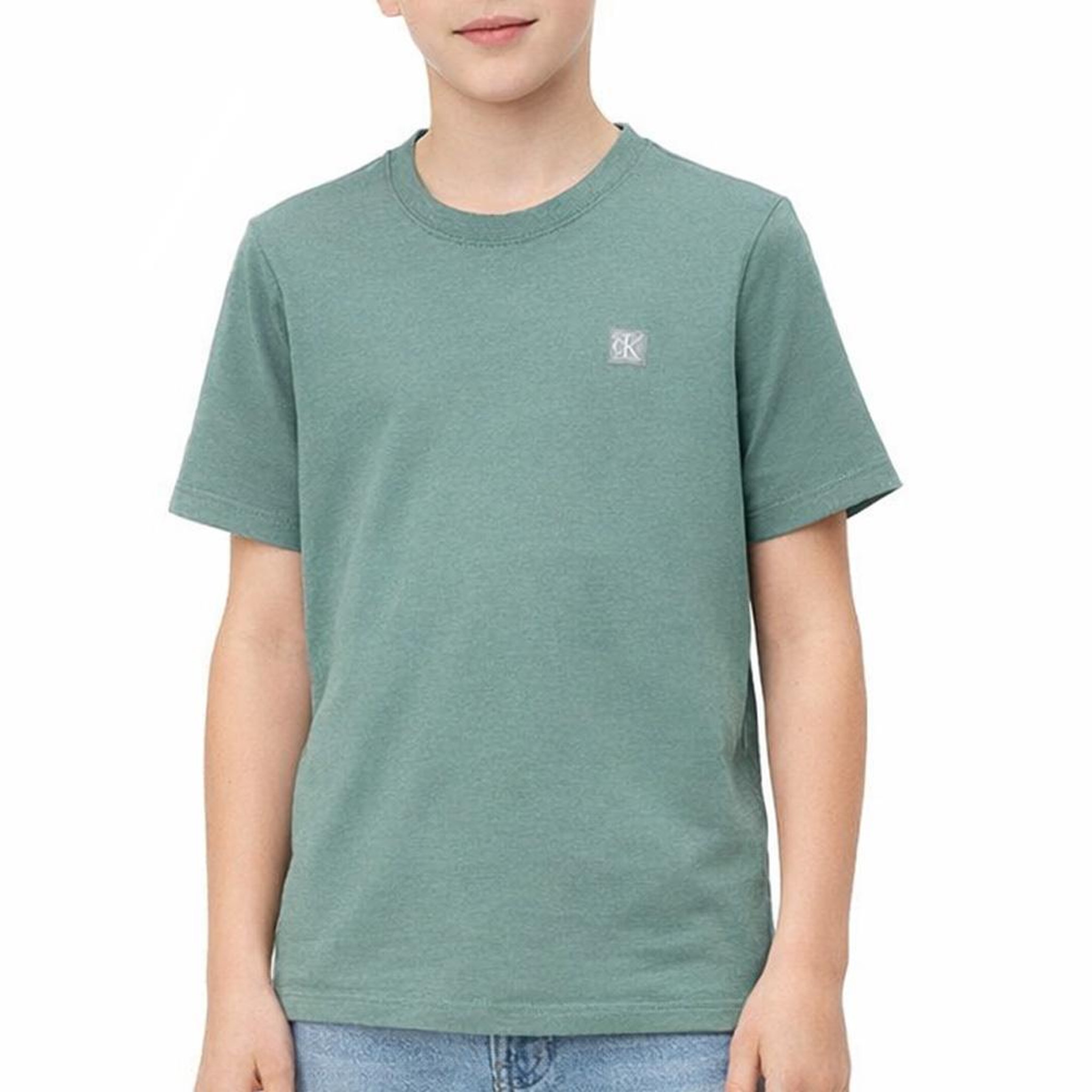 Voir la diapositive 1 : CALVIN KLEIN JEANS T-shirt Vert Garçon Calvin Klein Jeans IU0IU00543