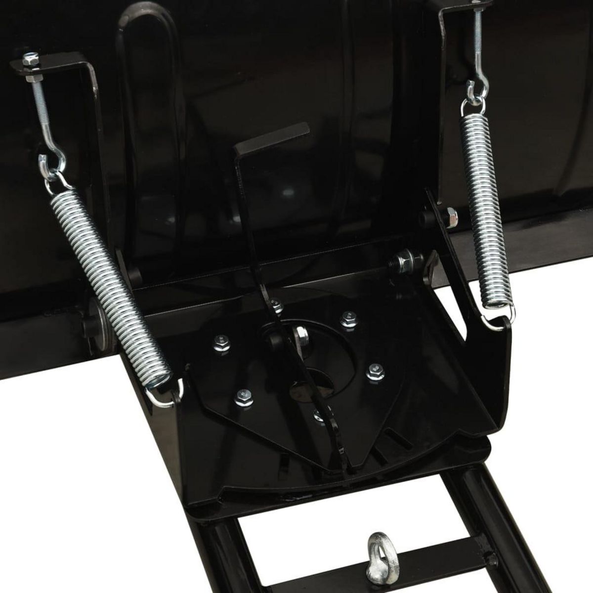 VIDAXL Chasse-neige pour VTT 150x38 cm Noir