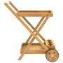 Voir la diapositive 5 : VIDAXL Chariot a the 54x87x90 cm bois massif d'acacia