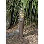 Voir la diapositive 2 : BRILLIANT Borne d'extérieur LED H51cm Oskar - BRILLIANT - Marron Rouille - Design Contemporain