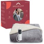 DREAMLAND Couverture chauffante PYJAMA DAYS SHERPA ET VELOURS 6T 160X120