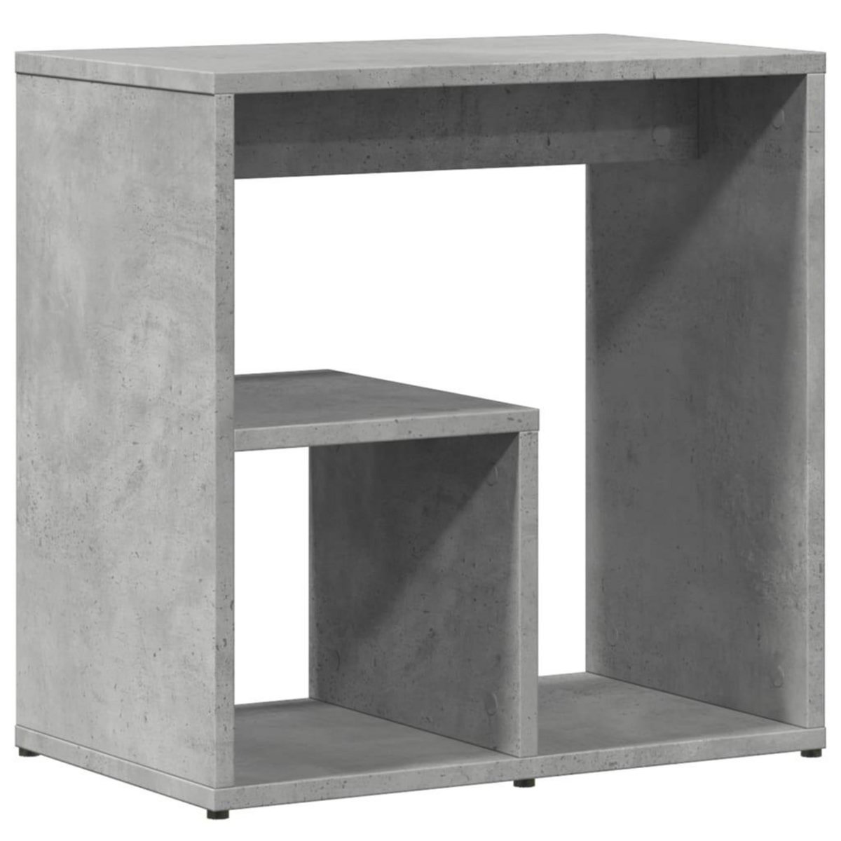 VIDAXL Tables d'appoint 2 pcs gris beton 50x30x50 cm bois d'ingenierie