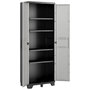 Voir la diapositive 2 : Keter Keter Armoire de rangement avec etageres Gear Noir et gris 182 cm