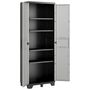 Voir la diapositive 2 : Keter Keter Armoire de rangement avec etageres Gear Noir et gris 182 cm