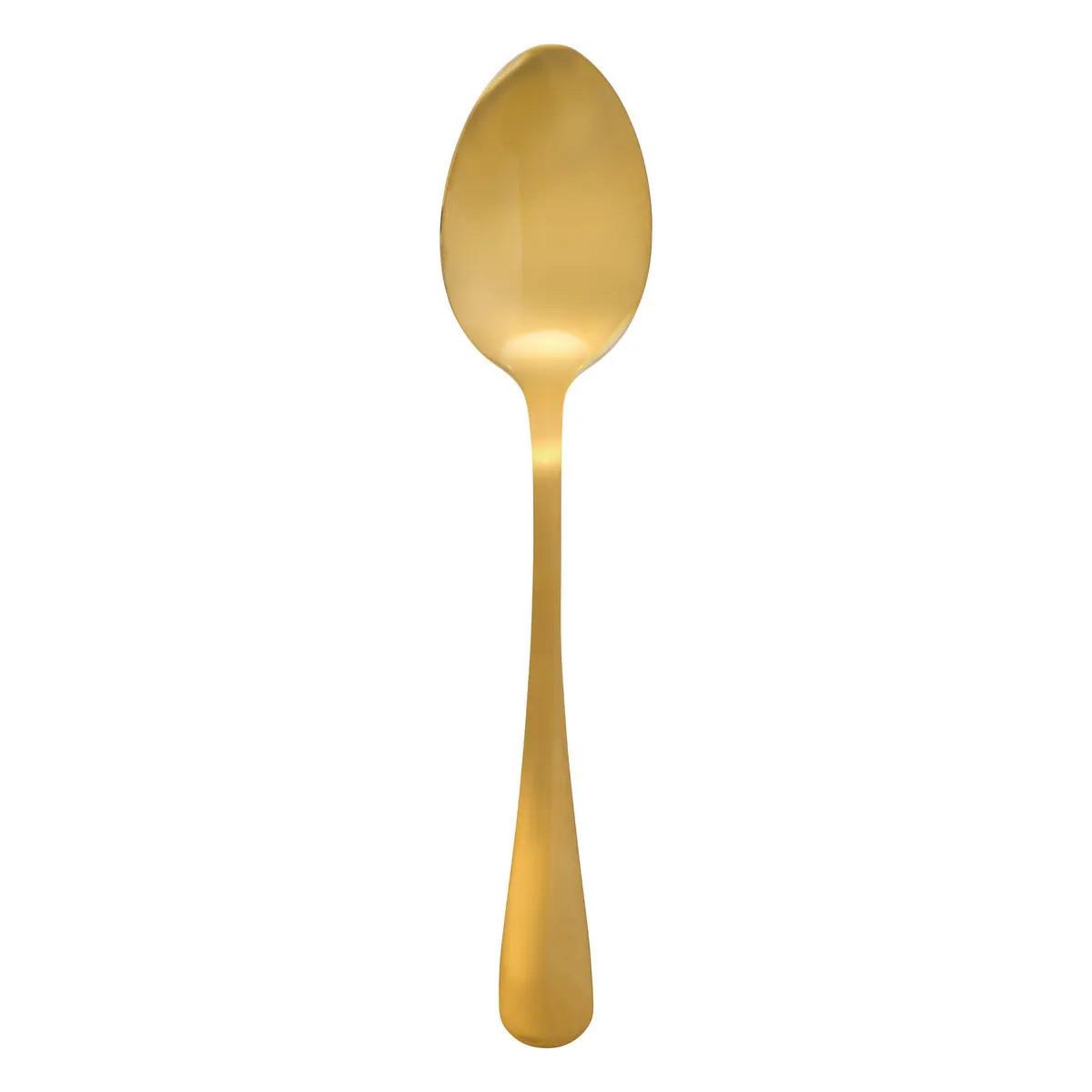 Voir la diapositive 2 : SECRET DE GOURMET Lot de 4 Cuillères à Soupe en Inox  Gold  20cm Or