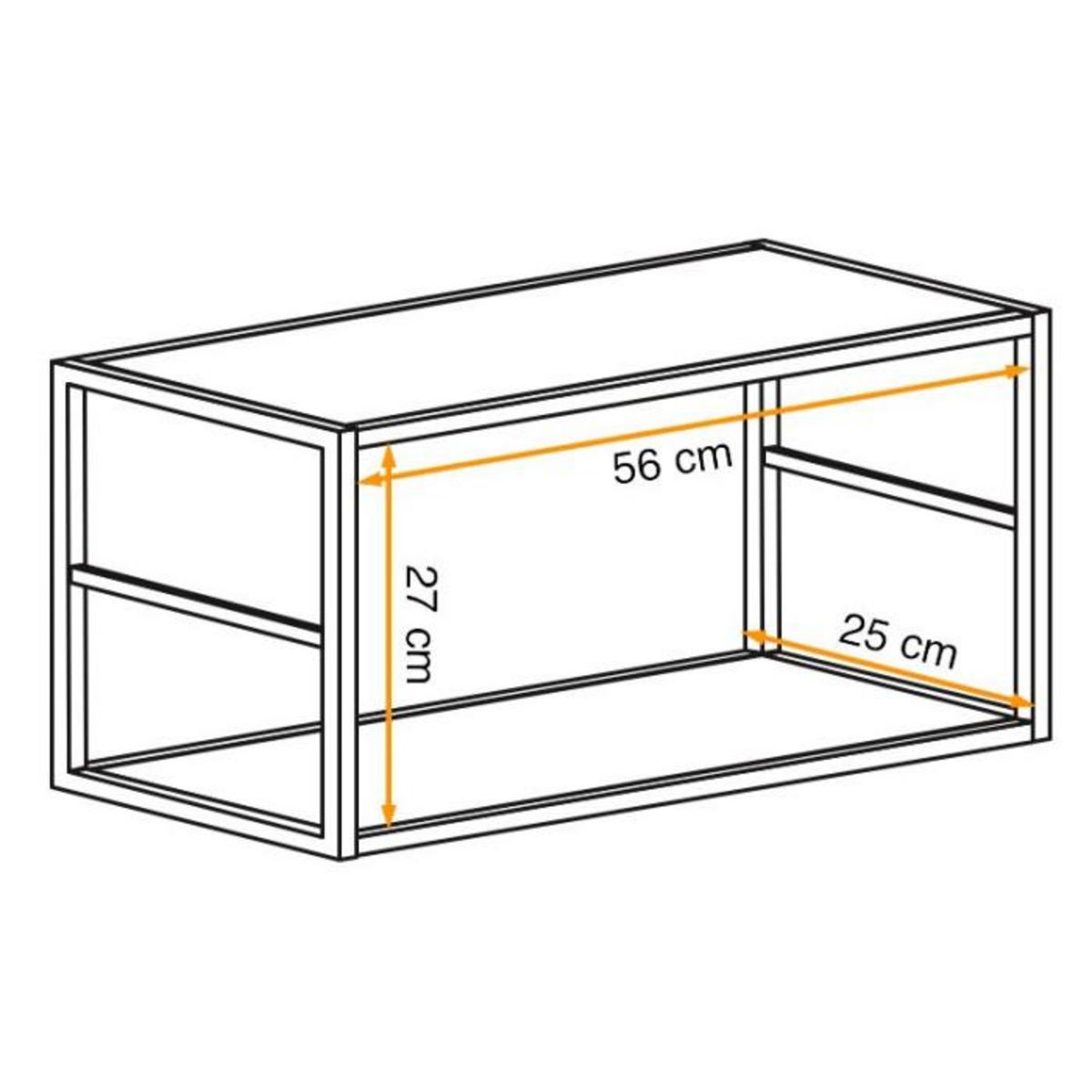 Paris Prix Étagère 1 Case Design  Switch RM  60cm Noir