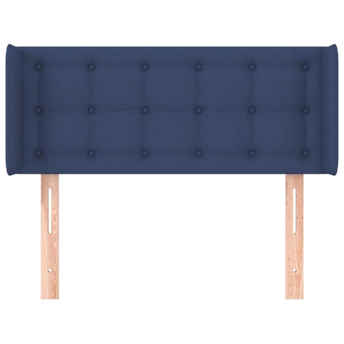 VIDAXL Tete de lit avec oreilles Bleu 83x16x78/88 cm Tissu