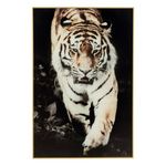 Paris Prix Tableau Imprimé  Tigre  80x120cm Noir & Or