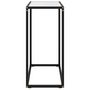 Voir la diapositive 3 : VIDAXL Table console Blanc 60x35x75 cm Verre trempe