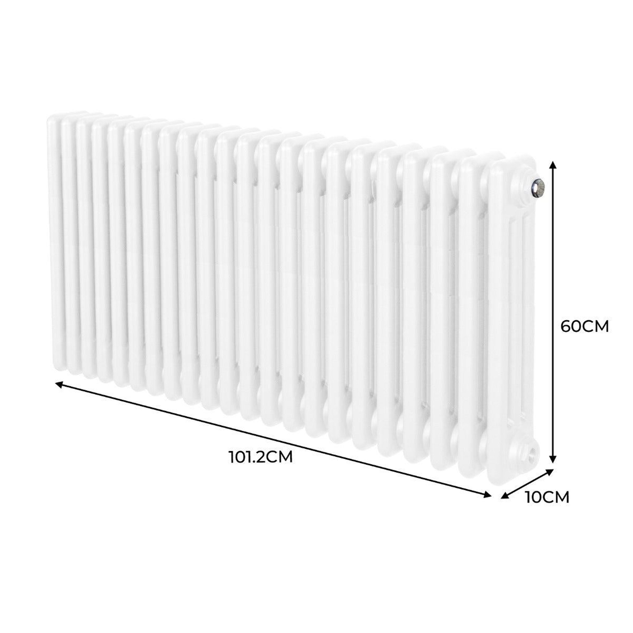 Voir la diapositive 5 : MONSTERSHOP Radiateur traditionnel à 3 colonnes – 600 x 1012 mm