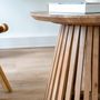 Voir la diapositive 3 : Rendez vous déco Table d'appoint ronde bois clair en bois d'acacia D50 cm - Képès