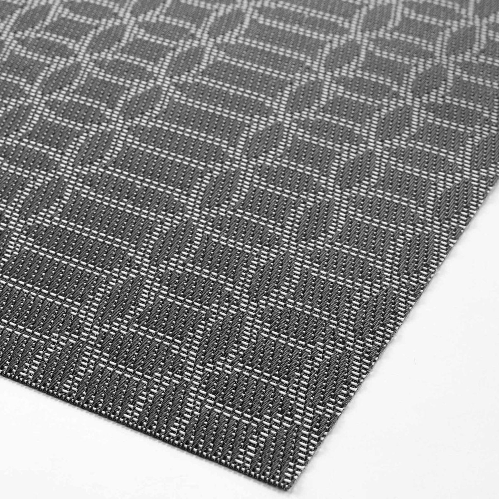 Voir la diapositive 2 : Douceur d'Intérieur Set de table  damier  28x43cm noir