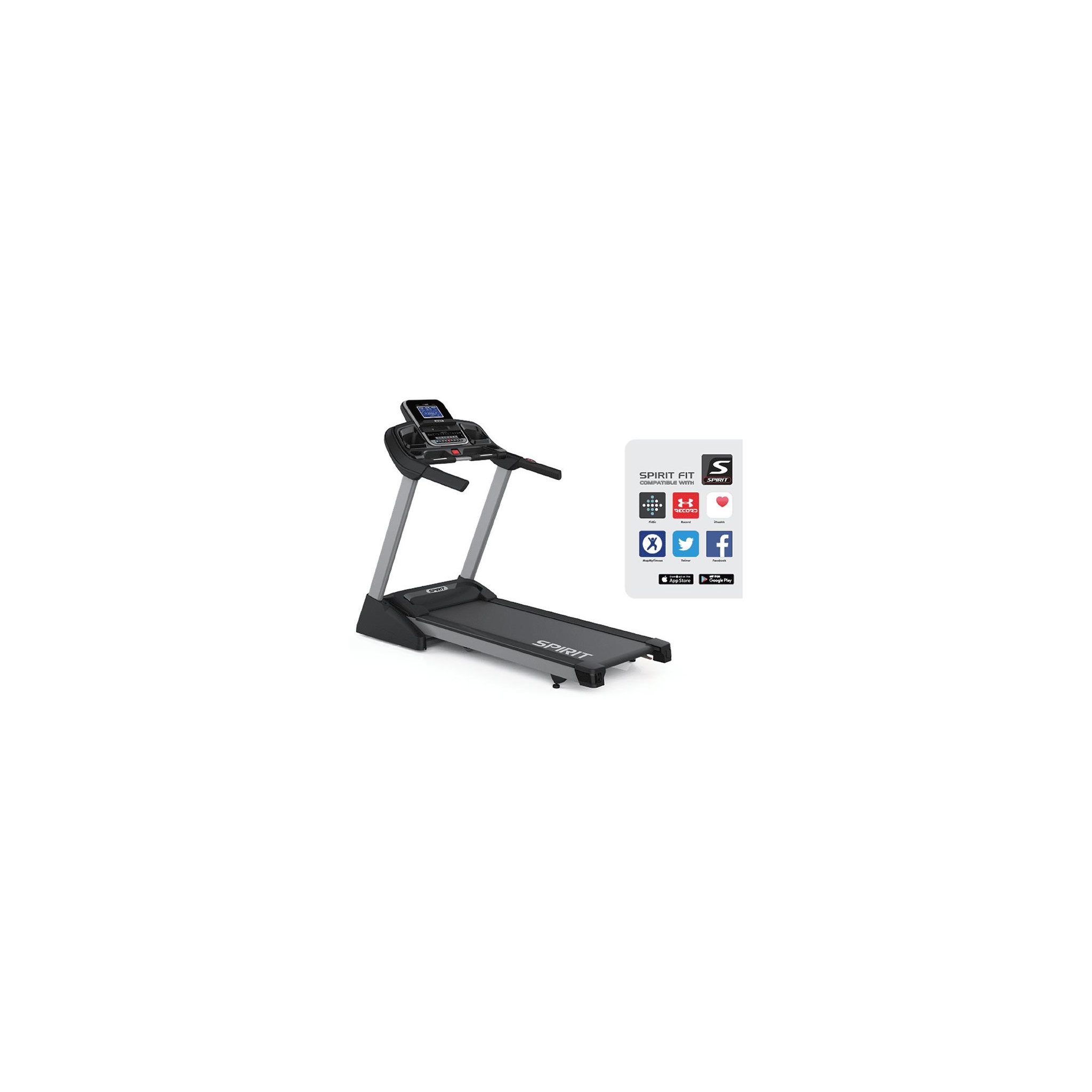 Voir la diapositive 5 : Spirit Tapis de course motorisé - spirit - modèle xt285 - 19 km/h - bluetooth/app - maison/appartement