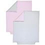 Voir la diapositive 2 : PTIT BASILE Housse de couette bicolore en coton bio 120x150 cm